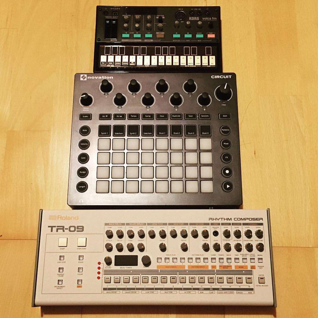 3 new members of the music family #korg #roland #novation