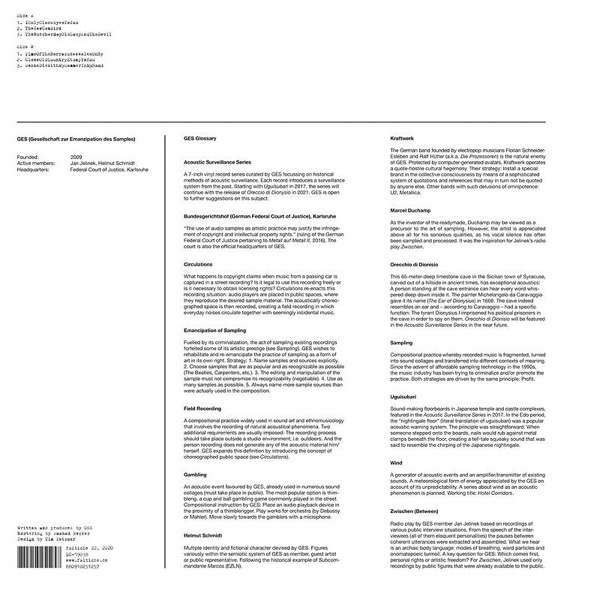 Gesellschaft zur Emanzipation des Samples